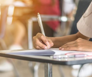 School,Student's,Taking,Exam,Writing,Answer,In,Classroom,For,Education
